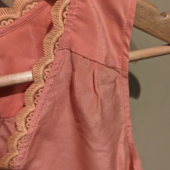 NWOT 100% silk Sundance catalog sleeveless tank top/camisole, small - Picture 3 of 4